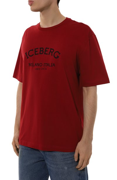 Хлопковая футболка ICEBERG, арт. F02N/6325, фото 3
