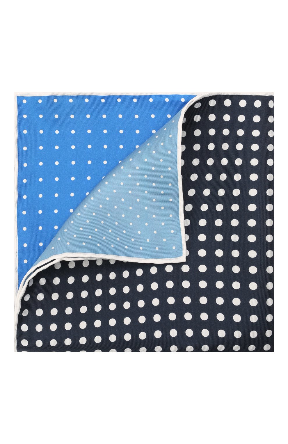 Шелковый платок LANVIN синего цвета по цене 6795 руб., арт. 2806/HANDKERCHIEF, фото 1 Шелковый платок LANVIN, арт. 2806/HANDKERCHIEF, фото 1