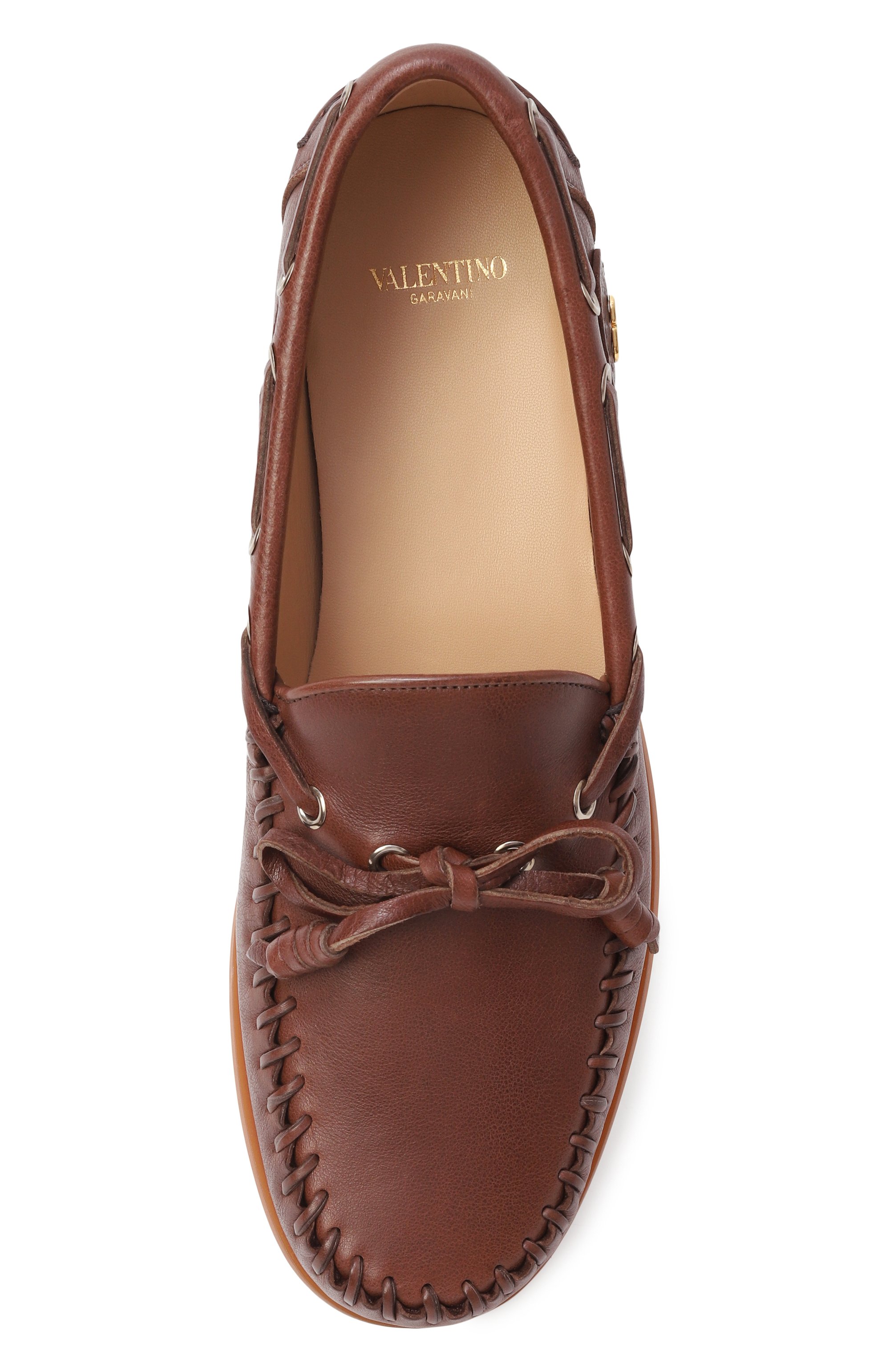 Кожаные топсайдеры palm avenue VALENTINO, арт. 7W2S0MW1/PNJ, фото 6