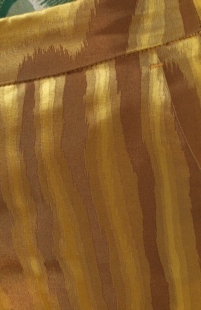 Брюки DRIES VAN NOTEN золотого цвета по цене 91950 руб., арт. 201-10965-9142, фото 5 Брюки DRIES VAN NOTEN, арт. 201-10965-9142, фото 5