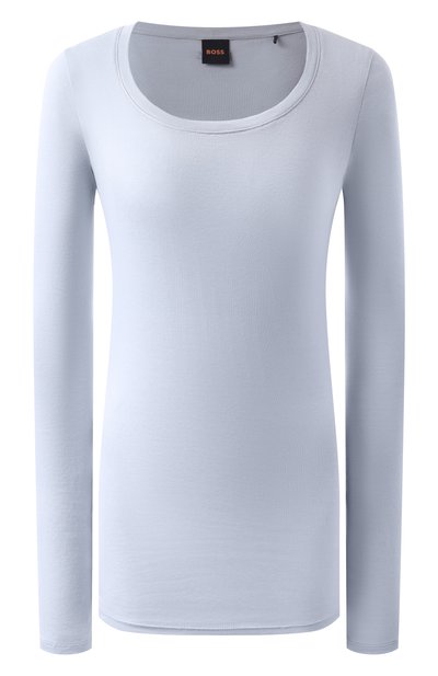 Женская хлопковый лонгслив BOSS ORANGE, арт. 50518862