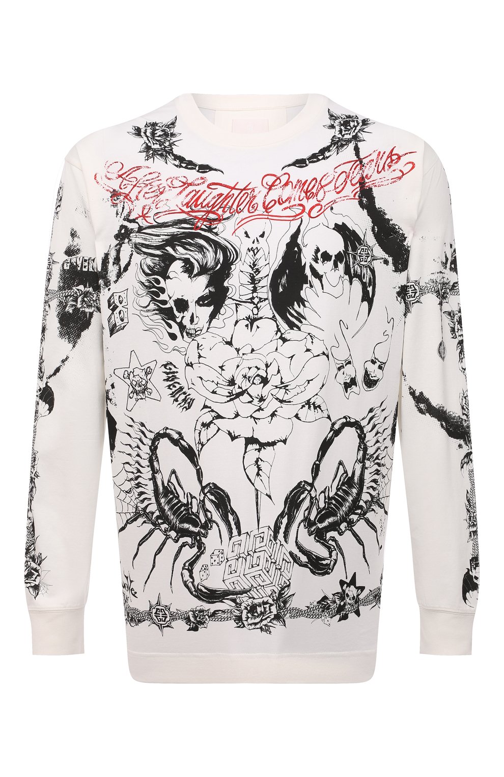 Хлопковый лонгслив GIVENCHY, арт. BM71343Y6B, фото 1