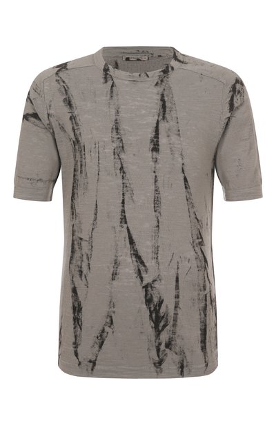 Мужской джемпер из хлопка и льна TRANSIT, арт. CFUTRZ8431H