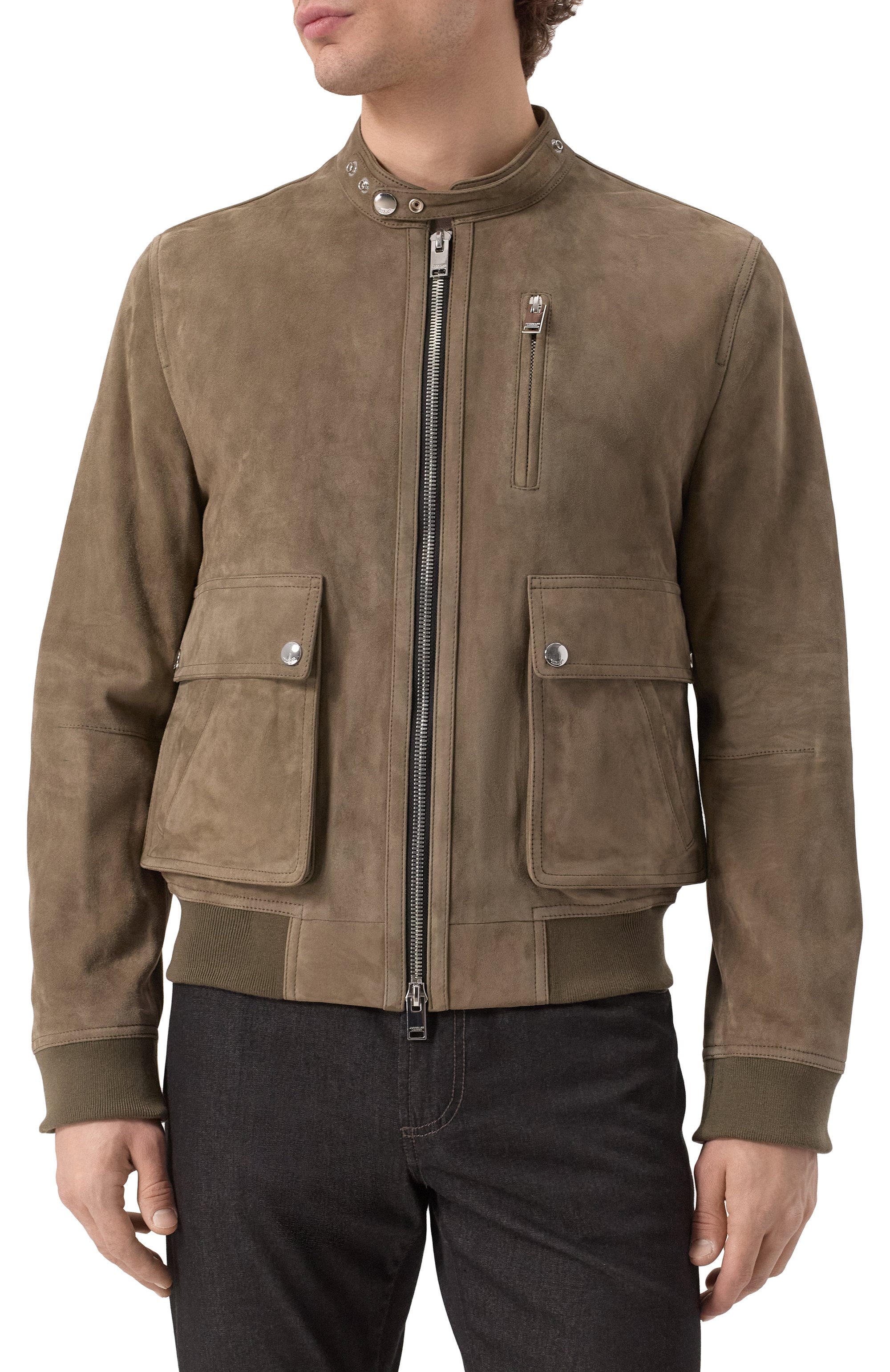 Замшевый бомбер JACOB LEE, арт. MLJ007SS25L0, фото 3