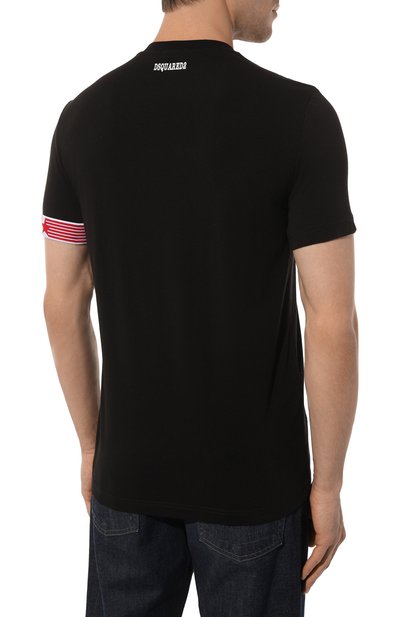 Хлопковая футболка DSQUARED2, арт. D9M3S5300, фото 4