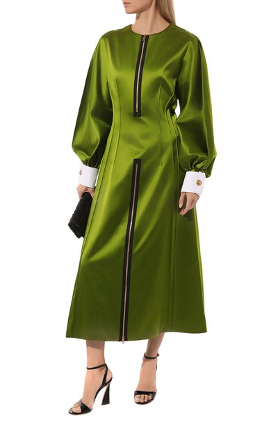 Атласное платье GUCCI, арт. 669272 ZAIBW, фото 2