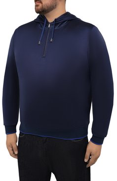 Шелковое худи ZILLI SPORT, арт. MBV-YD420-SESDB/0001, фото 3