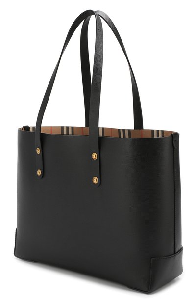 Сумка-тоут из кожи BURBERRY, арт. 4080109, фото 3