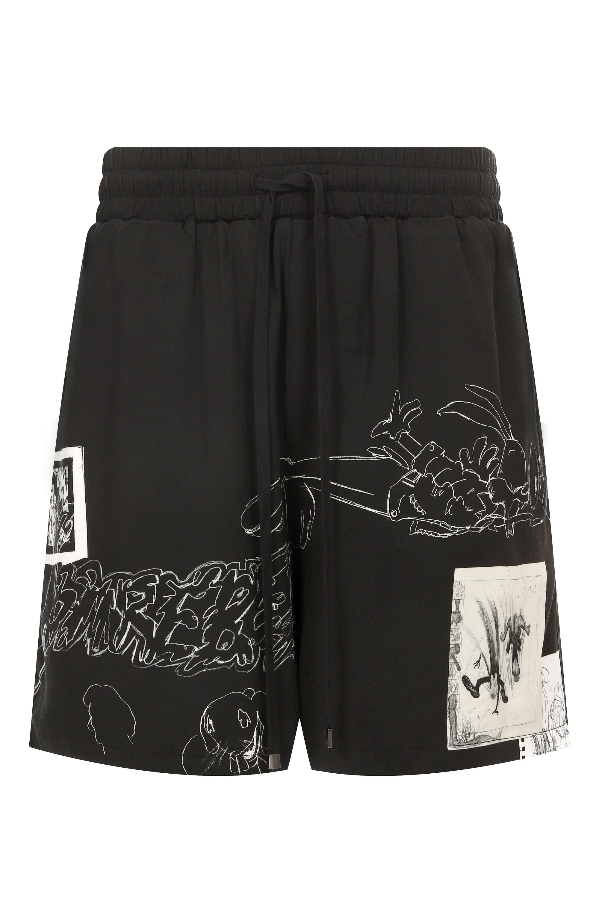 Шорты из вискозы DOMREBEL, арт. M ASSEMBLAGE SH0RTS, фото 1