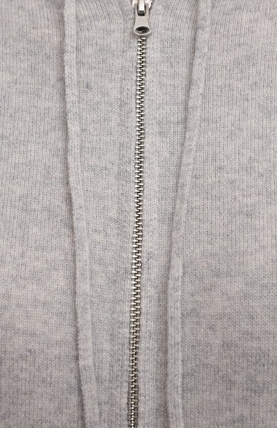 Кардиган из шерсти и кашемира VINCE светло-серого цвета по цене 54900 руб., арт. V784578862, фото 5 Кардиган из шерсти и кашемира VINCE, арт. V784578862, фото 5