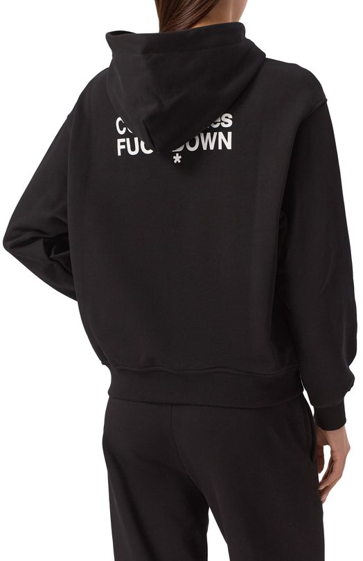Хлопковая толстовка Comme des Fuckdown CFABW01220 Чёрный  CFABW01220 Фото 4