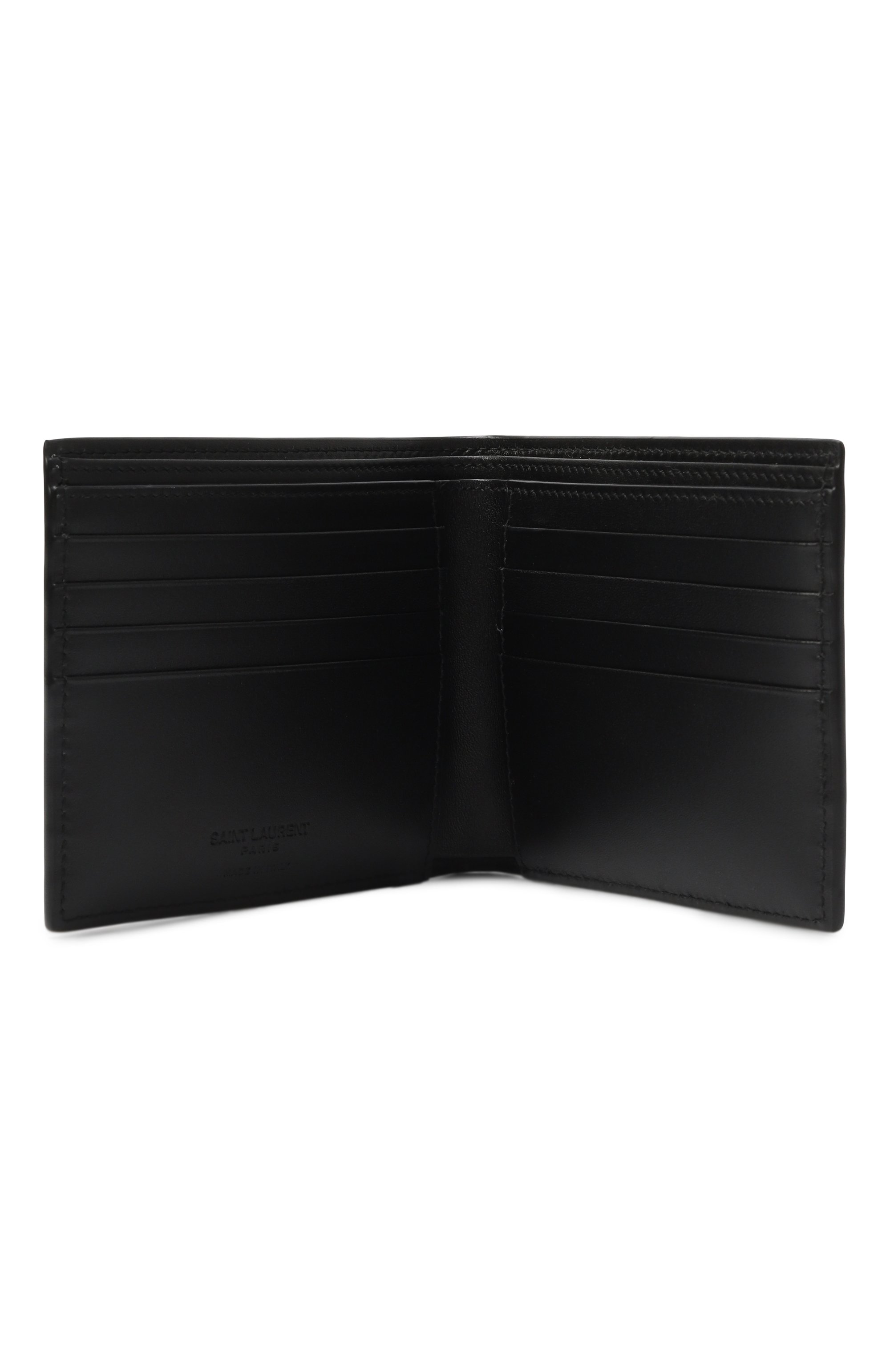 Кожаное портмоне SAINT LAURENT, арт. 396307/0U90N, фото 3
