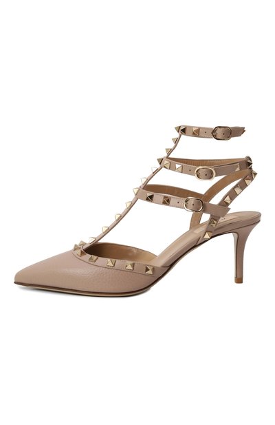 Кожаные туфли rockstud VALENTINO, арт. 6W2S0375/VCE, фото 4