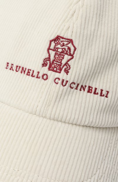 Хлопковая бейсболка BRUNELLO CUCINELLI, арт. MY4999850, фото 3