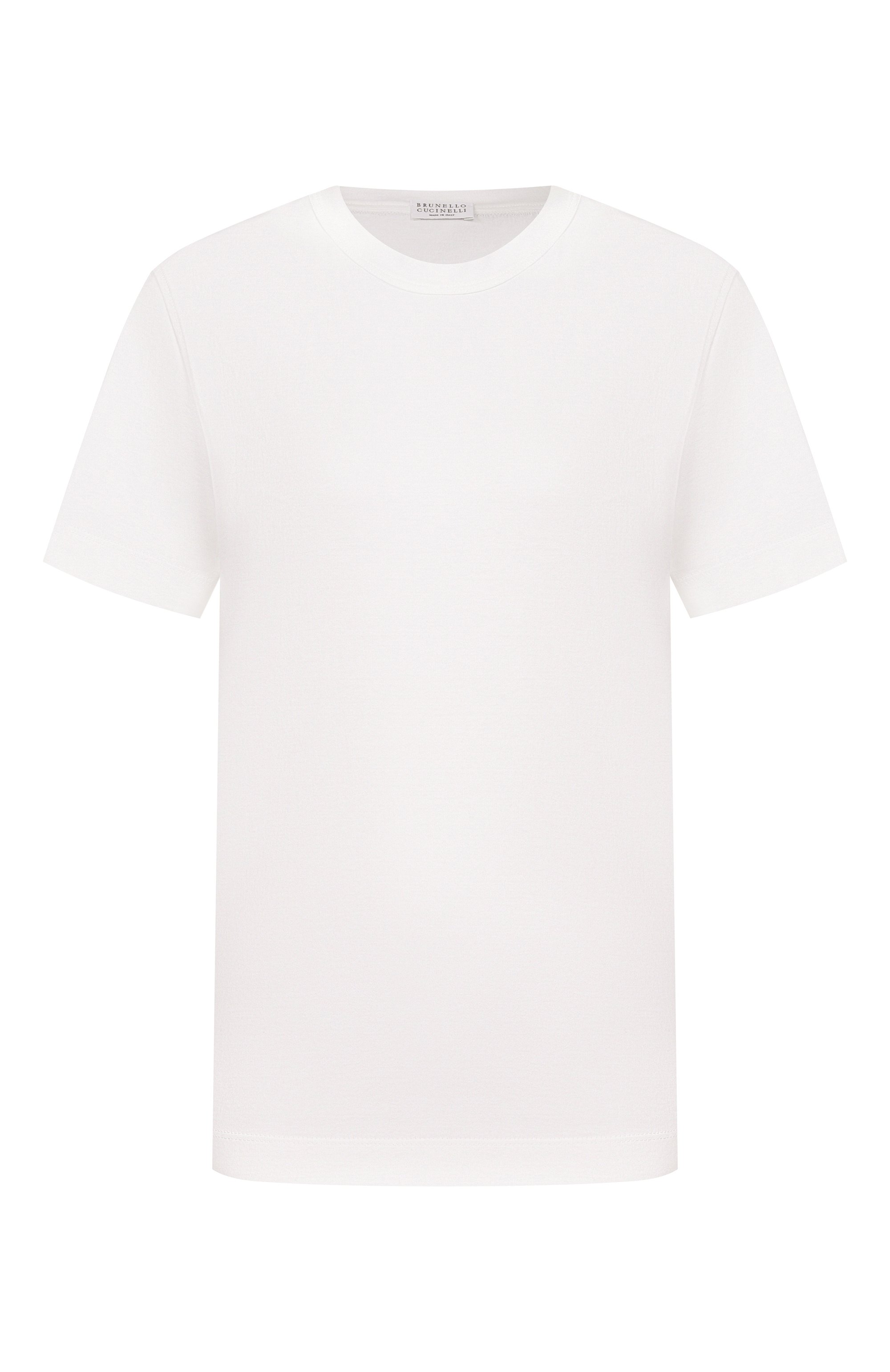 Хлопко вая футболка BRUNELLO CUCINELLI, арт. M0T81BI100, фото 1