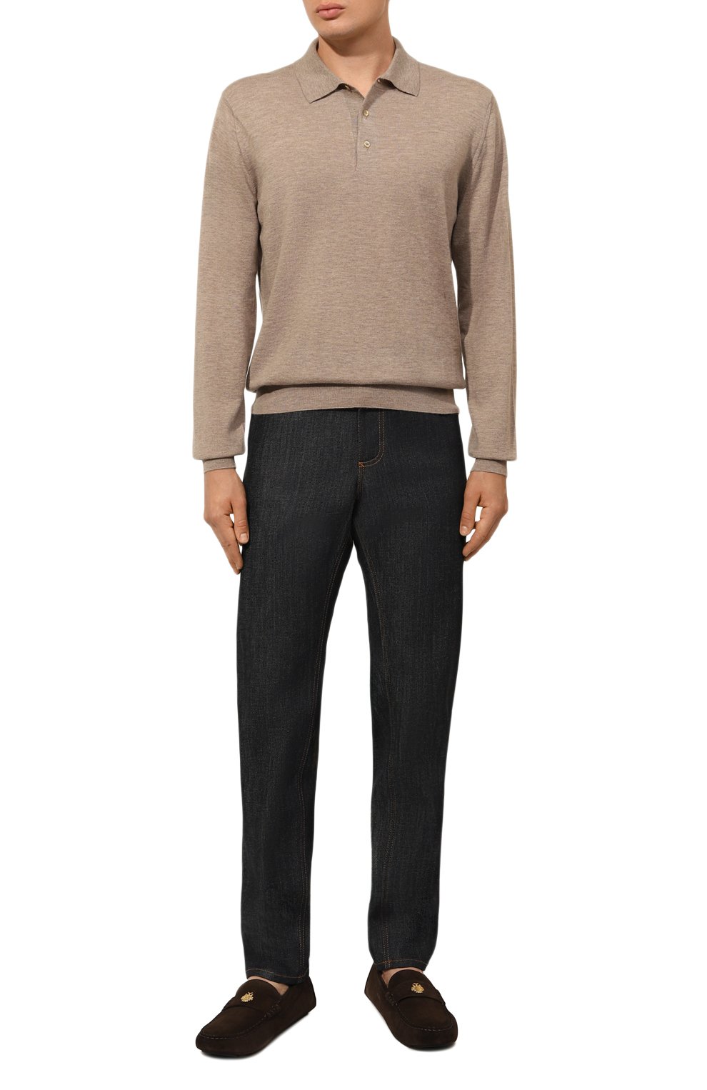 Поло из шерсти и кашемира CORNELIANI, арт. 94M579-9425184, фото 2