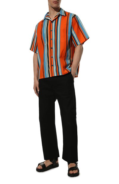 Комбинированные сандалии PRADA, арт. 2X3055-3L74-F0002, фото 2