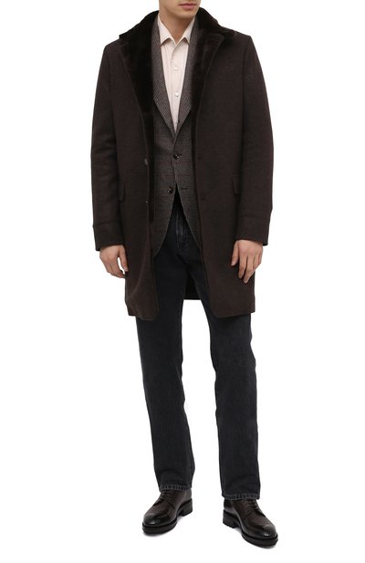 Кашемировое пальто с подкладкой из нутрии LORO PIANA, арт. FAF4118, фото 2