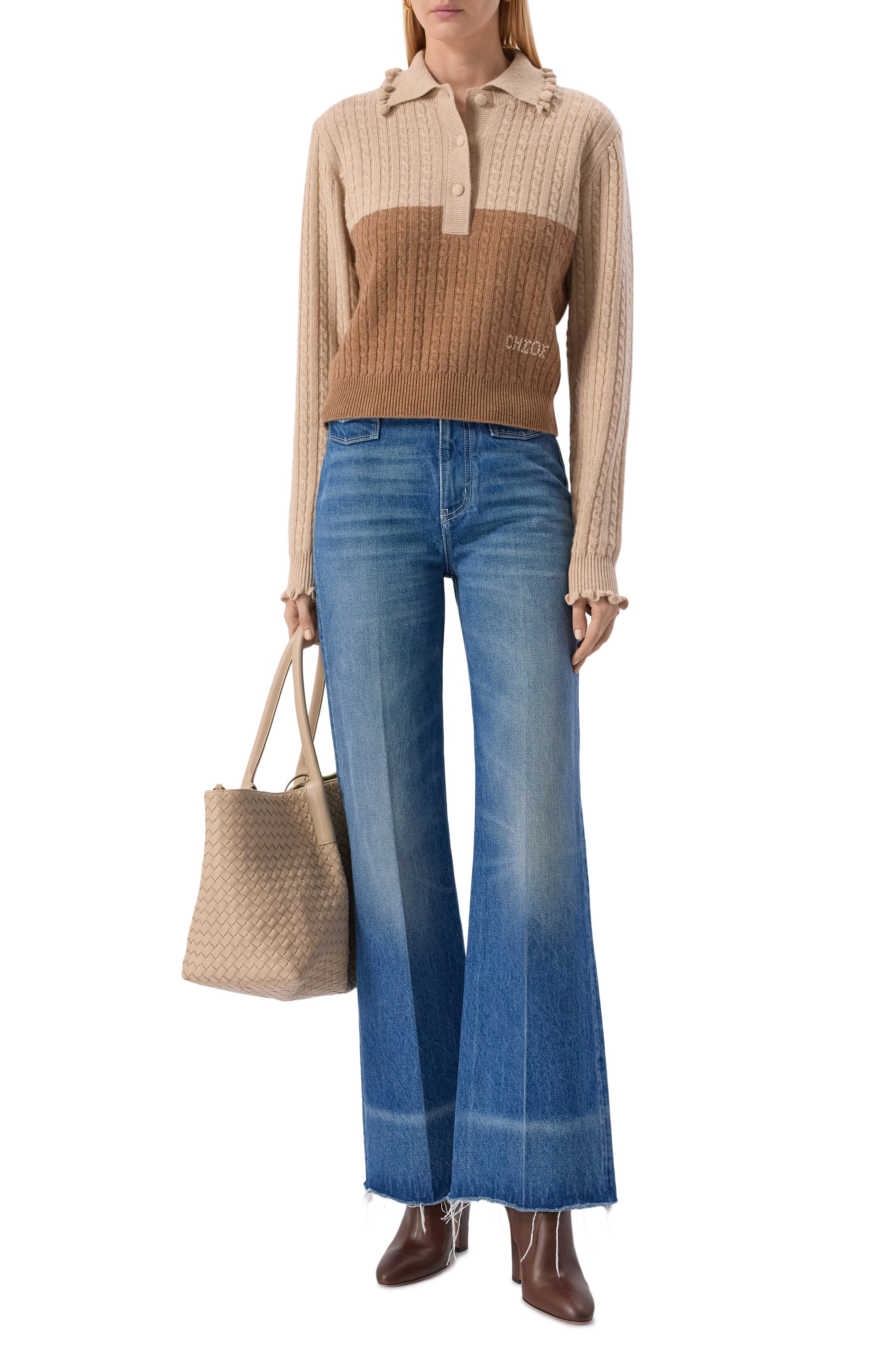 Поло из шерсти и кашемира CHLOÉ, арт. CH25WMP19570, фото 2