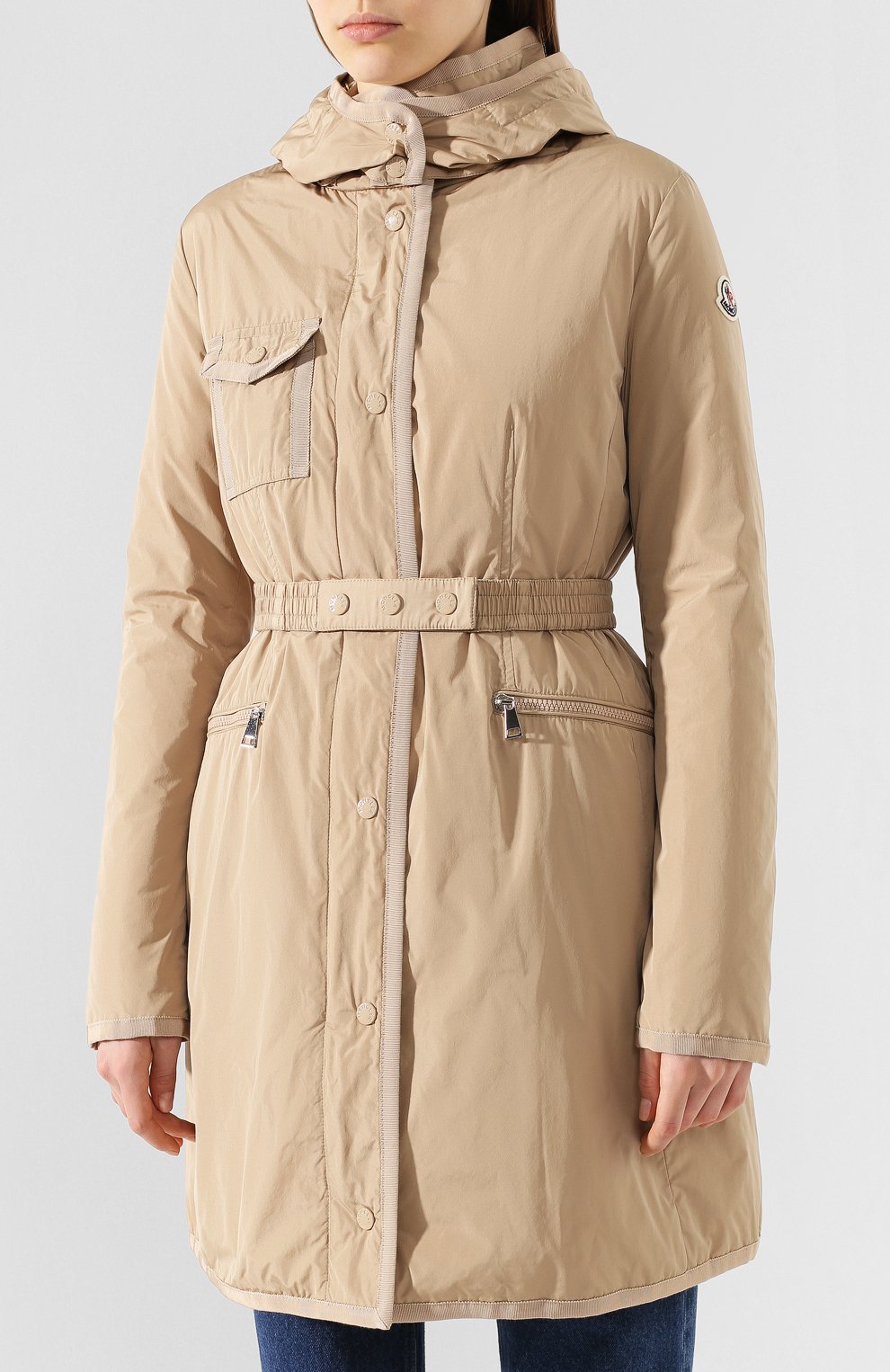 Пуховая парка mauve MONCLER бежевого цвета по цене 92200 руб., арт. F1-093-1C500-00-C0353, фото 3 Пуховая парка mauve MONCLER, арт. F1-093-1C500-00-C0353, фото 3