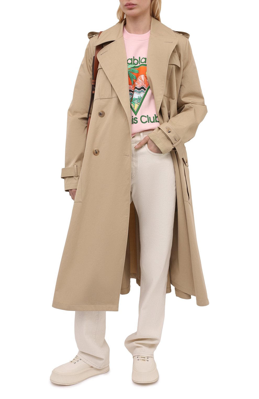 Хлопковый свитшот CASABLANCA, арт. WS21-JTP-019 PINK TENNIS CLUB IC0N, фото 2