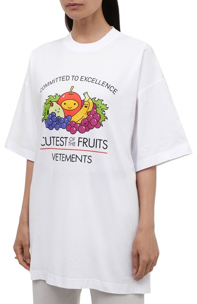 Хлопковая футболка VETEMENTS, арт. UA52TR360W 1611/W, фото 3