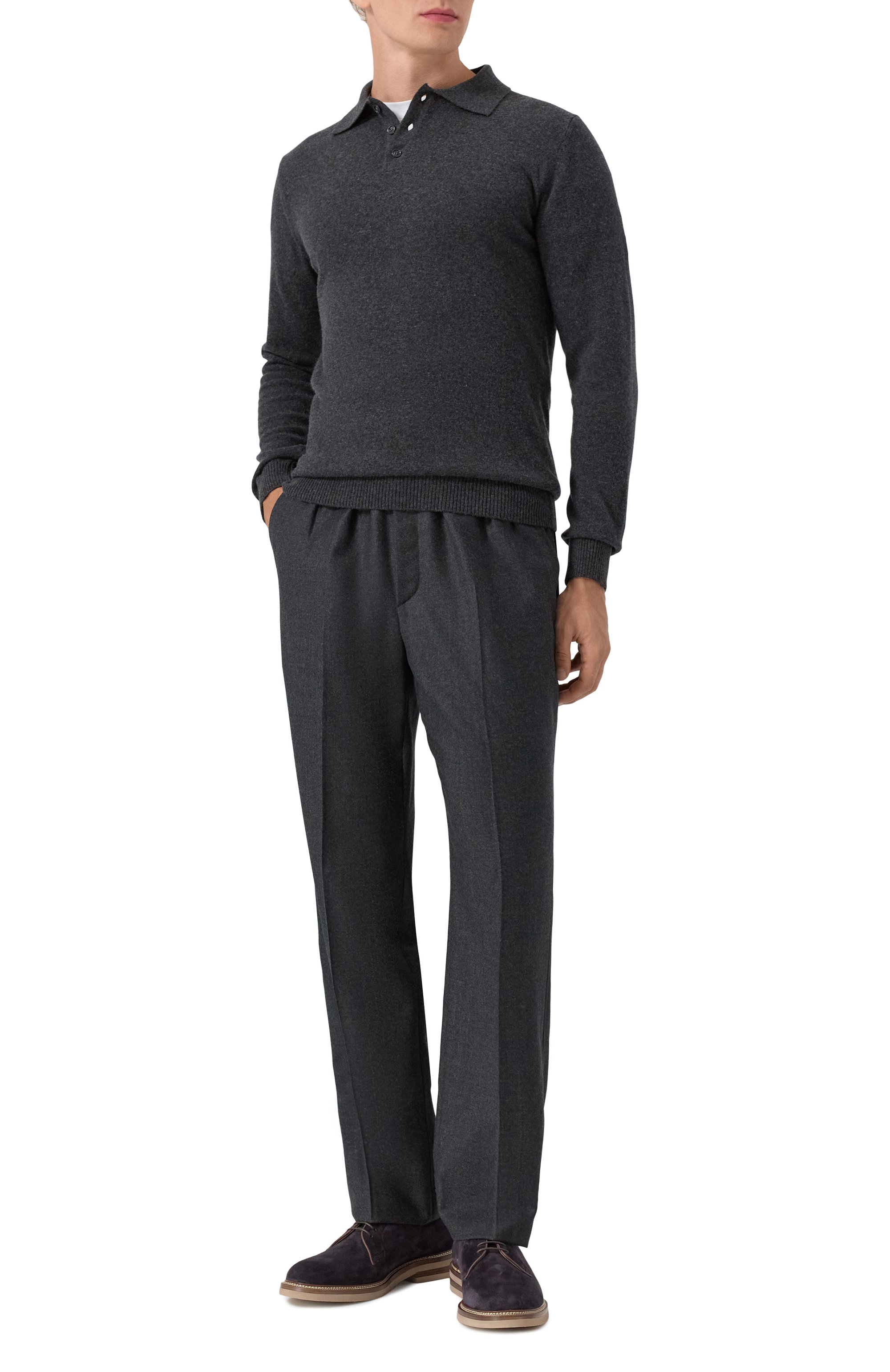 Замшевые дерби BRUNELLO CUCINELLI, арт. MZUPEAT708, фото 2