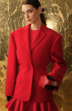 Женские перчатки DRIES VAN NOTEN черного цвета, арт. 242-010101-9204 | Фото 9 (Материал: Текстиль, Синтетический материал; Нос: Не проставлено; Материал сплава: Проставлено; Кросс-КТ: Трикотаж)