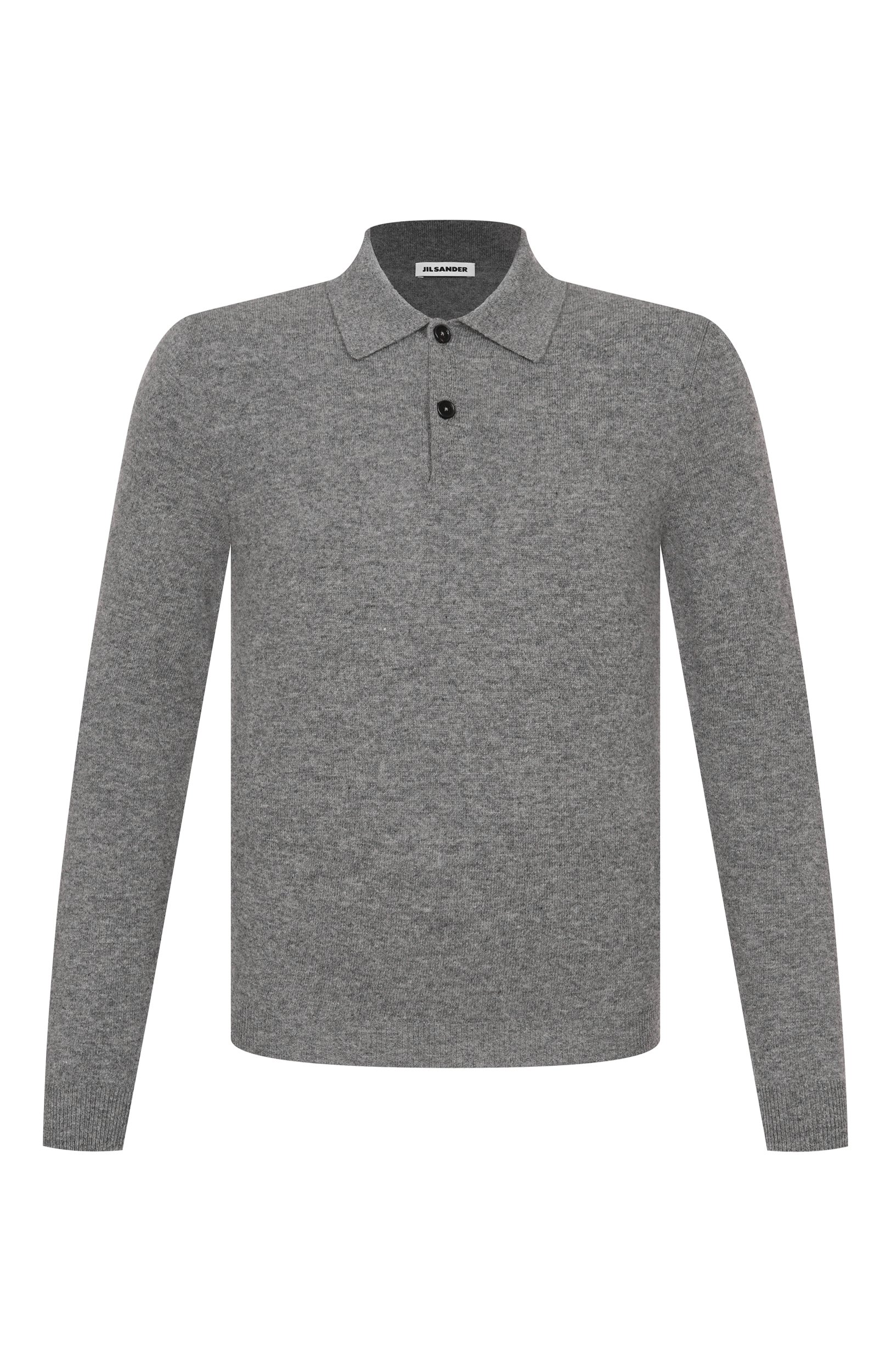 Поло из шерсти и кашемира JIL SANDER серого цвета по цене 184500 руб., арт. J22GL0147/J14855, фото 1 Поло из шерсти и кашемира JIL SANDER, арт. J22GL0147/J14855, фото 1
