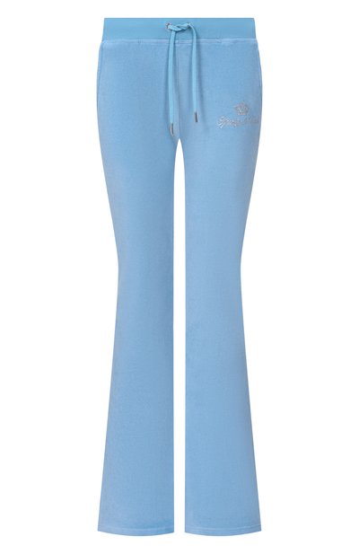 Женские хлопковые брюки SPORTY AND RICH, арт. PA067716689BL50/JUICY SCRIPT VEL0UR SWEATPANT