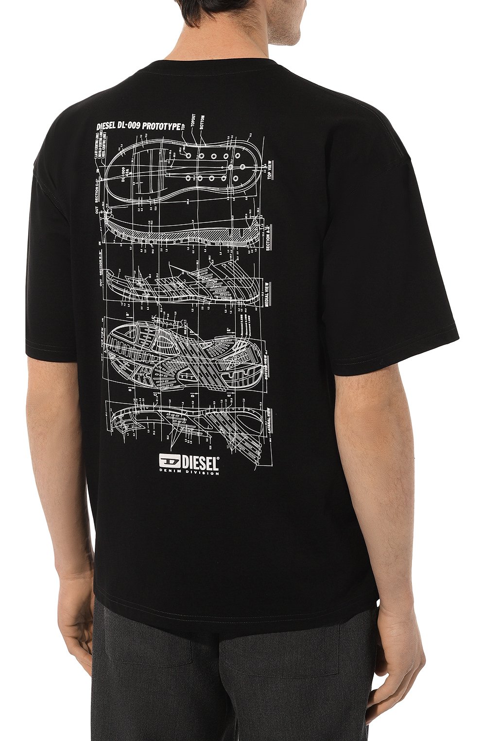 Хлопковая футболка DIESEL, арт. A12277/0KKAJ, фото 4