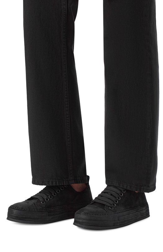 Замшевые кеды Nono Ann Demeulemeester B0012569/LT147 Чёрный  B0012569/LT147 Фото 2