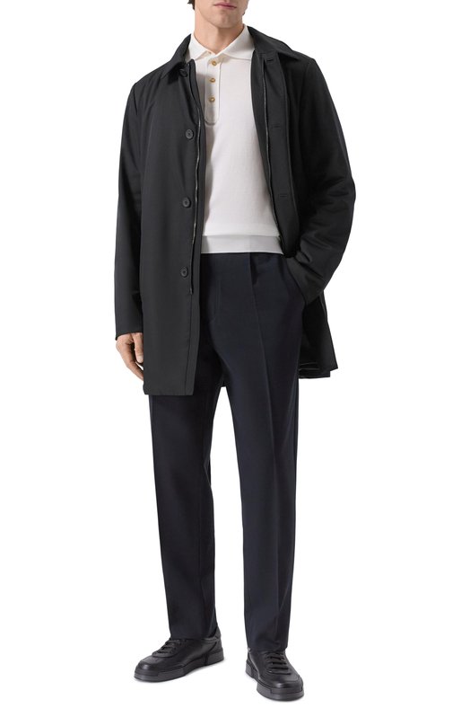 Плащ Stefano Ricci MDJ5300250/PL001T/60 Чёрный  MDJ5300250/PL001T/60 Фото 2