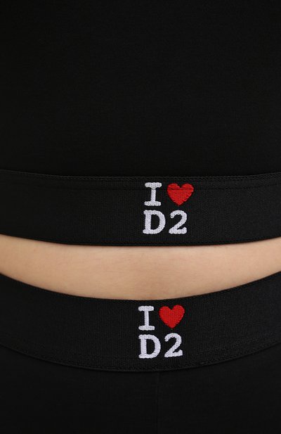 Хлопковая футболка DSQUARED2, арт. D8M263220, фото 5