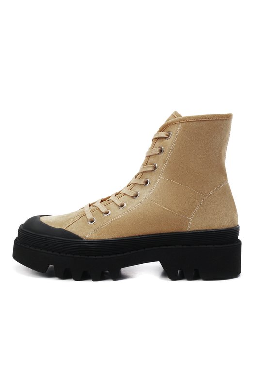 Замшевые ботинки Proenza Schouler Бежевый, фото 4