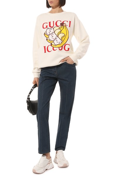 Хлопковый свитшот GUCCI, арт. 617964 XJDGM, фото 2