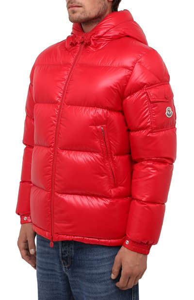 Пуховик ecrins MONCLER красного цвета по цене 128500 руб., арт. G2-091-1A001-68-68950, фото 3 Пуховик ecrins MONCLER, арт. G2-091-1A001-68-68950, фото 3
