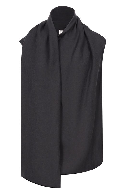 Топ из лиоцелла и льна TOTEME 254-WRT0612-FB0265 Чёрный 254-WRT0612-FB0265