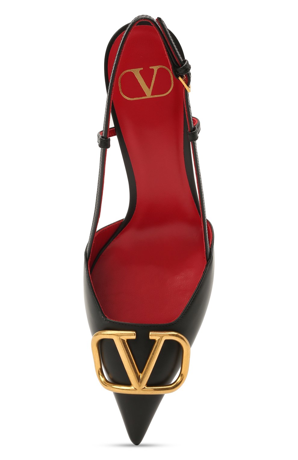 Кожаные туфли vlogo signature VALENTINO черного цвета по цене 69600 руб., арт. VW2S0R01/DSH, фото 5 Кожаные туфли vlogo signature VALENTINO, арт. VW2S0R01/DSH, фото 5