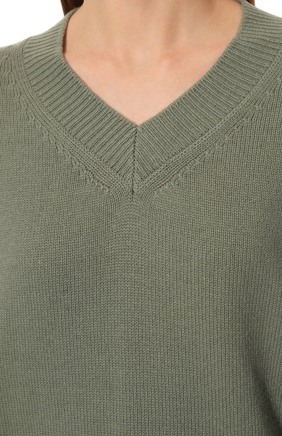 Пуловер из шерсти и вискозы GRAN SASSO светло-зеленого цвета по цене 34300 руб., арт. 13270/12822, фото 5 Пуловер из шерсти и вискозы GRAN SASSO, арт. 13270/12822, фото 5