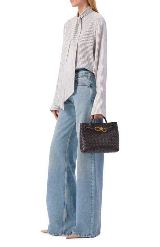 Сумка Andiamo small Bottega Veneta 766014/VCPP1 Коричневый  766014/VCPP1 Фото 7