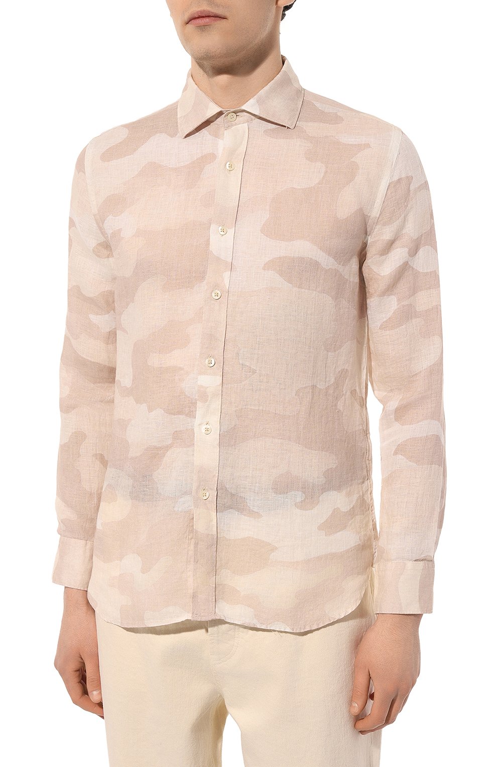 Льняная рубашка 120% LINO, арт. 31ALIM1311/000G248/100, фото 3