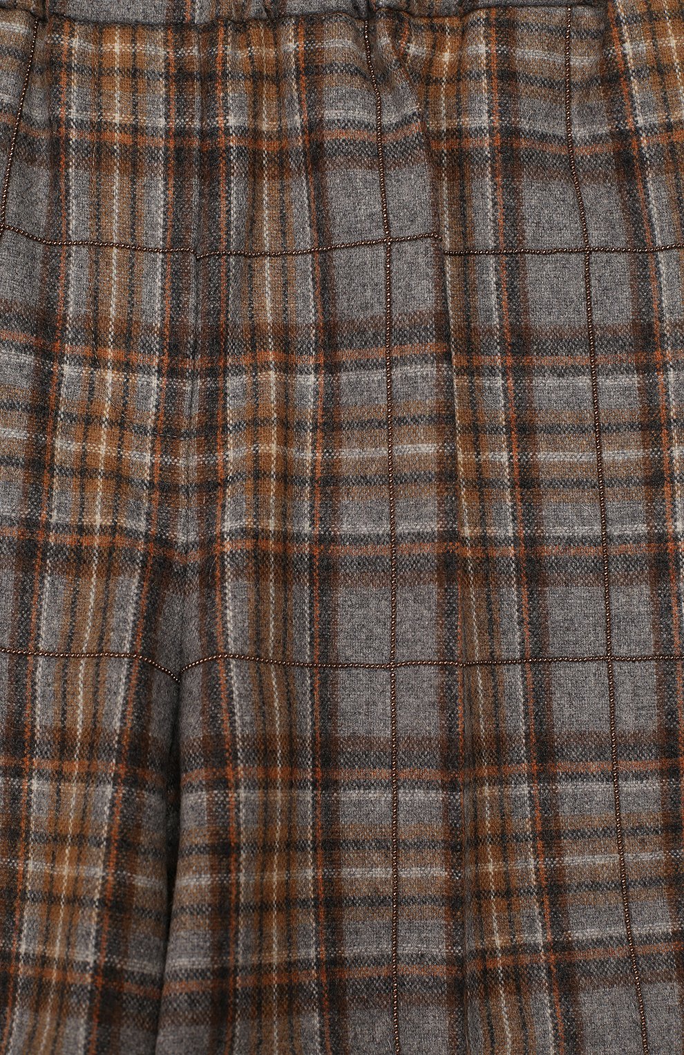 Шерстяные шорты BRUNELLO CUCINELLI голубого цвета по цене 63250 руб., арт. BB530P7158, фото 3 Шерстяные шорты BRUNELLO CUCINELLI, арт. BB530P7158, фото 3