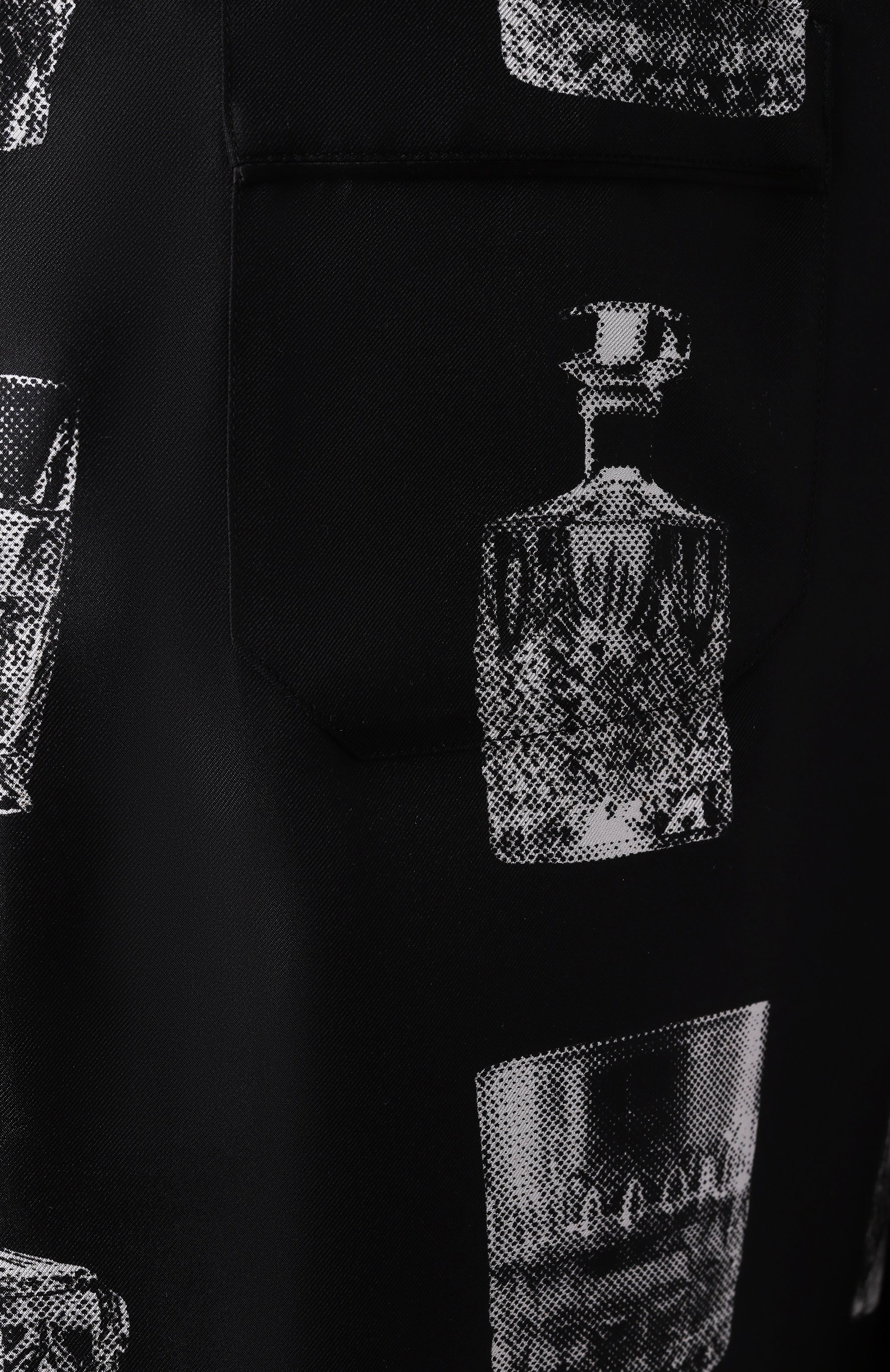 Шелковая сорочка DOLCE & GABBANA черного цвета по цене 196500 руб., арт. G5IF1T/HI1V0, фото 6 Шелковая сорочка DOLCE & GABBANA, арт. G5IF1T/HI1V0, фото 6