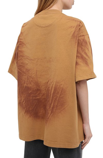 Хлопковая футболка ACNE STUDIOS, арт. AL0150, фото 4