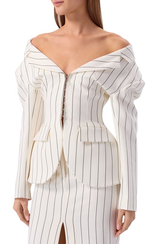 Жакет Giuseppe di Morabito 06PSJA146G 16312 Белый  06PSJA146G 16312 Фото 3