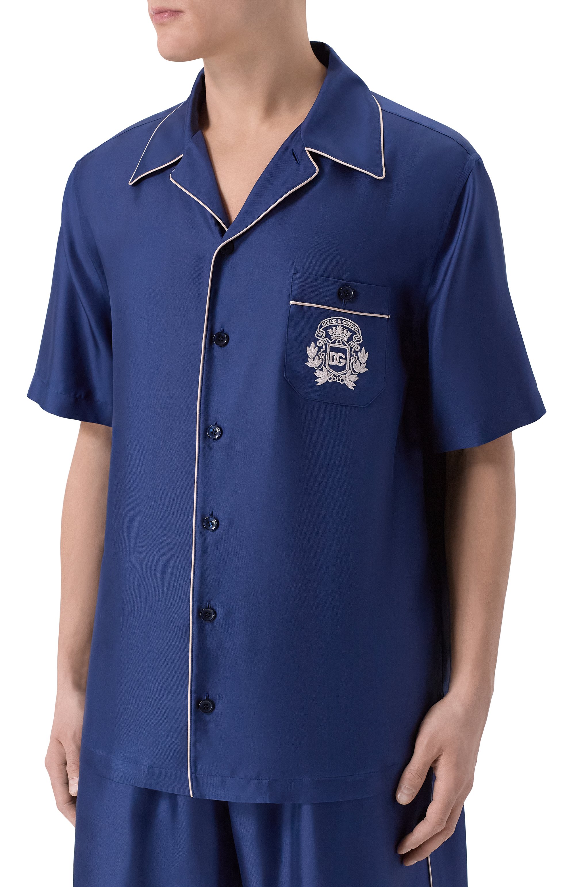 Шелковая рубашка DOLCE & GABBANA, арт. G5KS3Z/GK254, ф ото 3