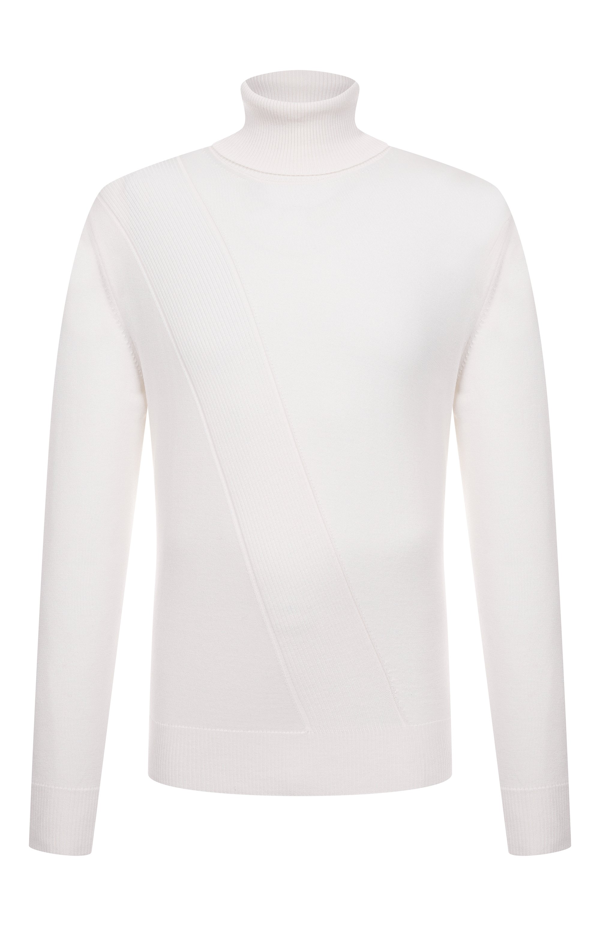 Водолазка из шерсти и шелка MVST белого цвета по цене 168000 руб., арт. M25.1MM.K013/K005, фото 1 Водолазка из шерсти и шелка MVST, арт. M25.1MM.K013/K005, фото 1