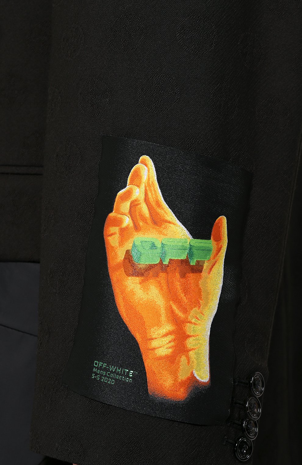 Шерстяной пиджак OFF-WHITE, арт. 0MEF048R20G860131088, фото 5