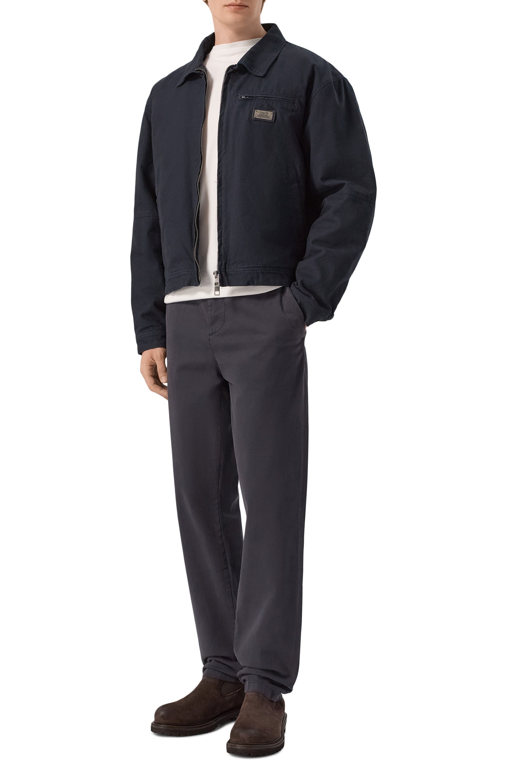 Хлопковые брюки 7 FOR ALL MANKIND, арт. 7TC50E45-STS, фото 2
